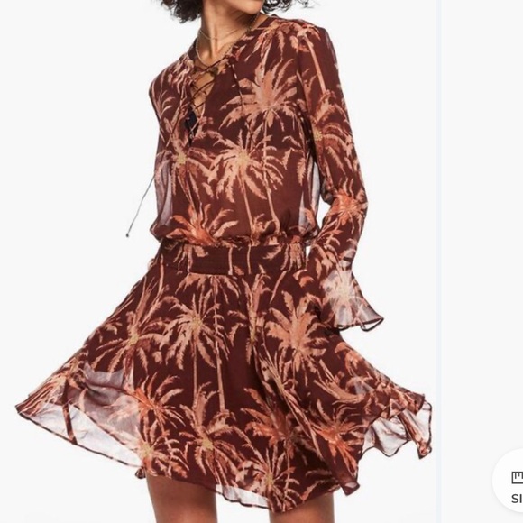 Scotch & Soda Dresses & Skirts - SCOTCH & SODA Tropical Print Fit & Flare Dress